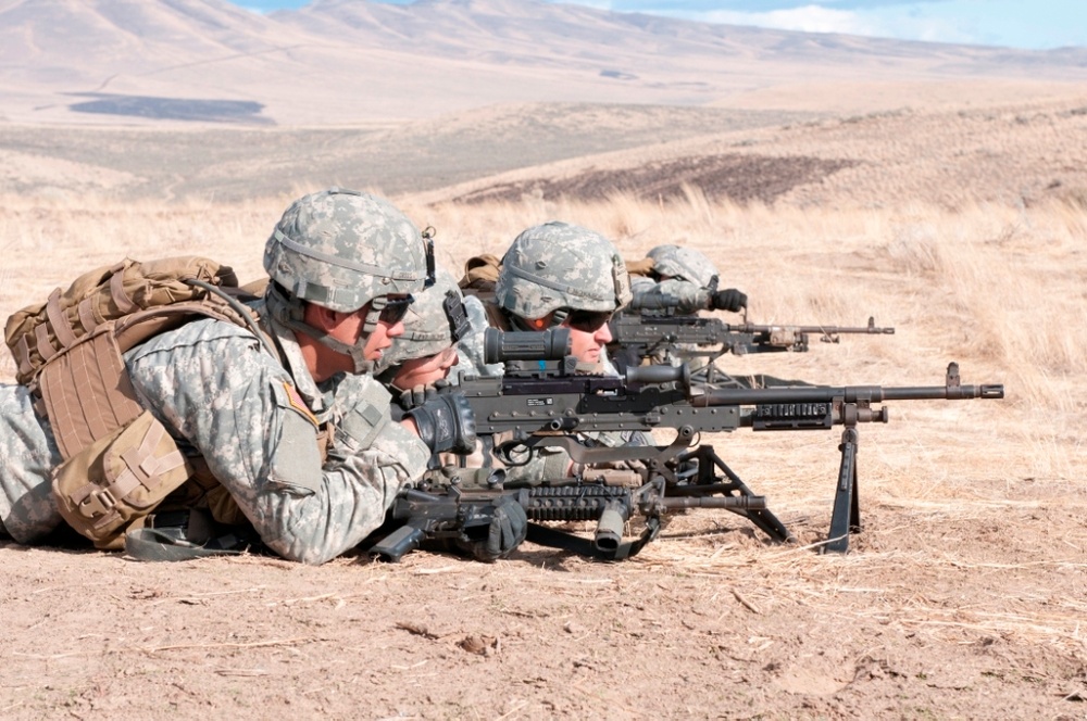 Support by fire rehearsal