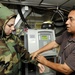 USS Blue Ridge sailor wears chemical gear