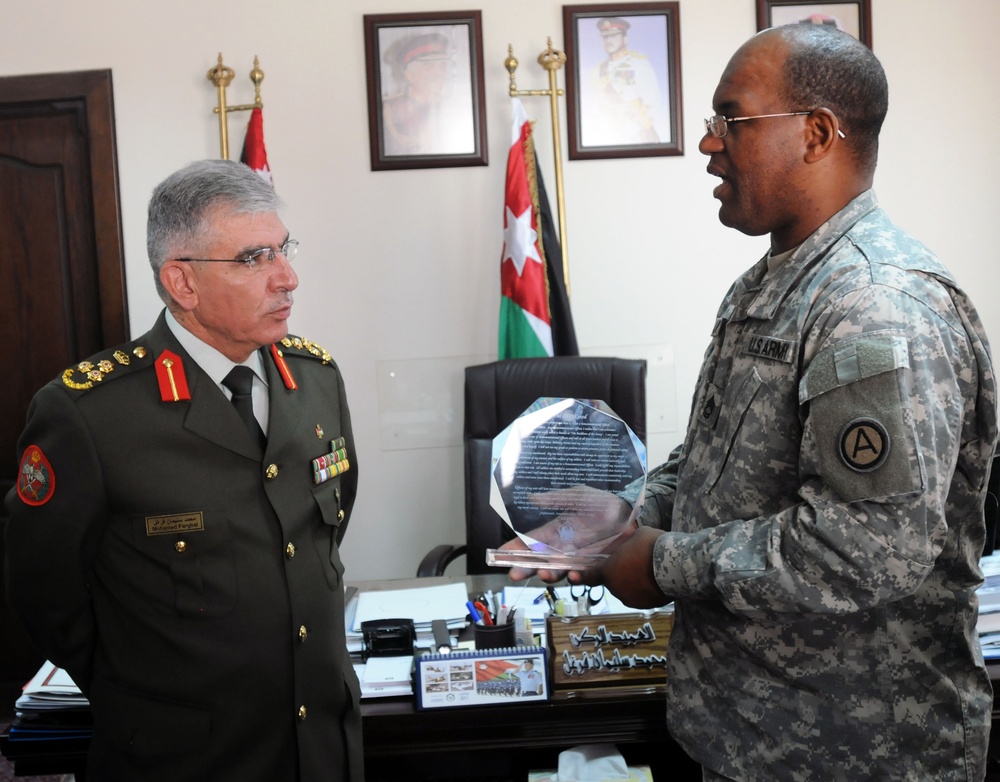 Third Army meets with Jordanian leaders