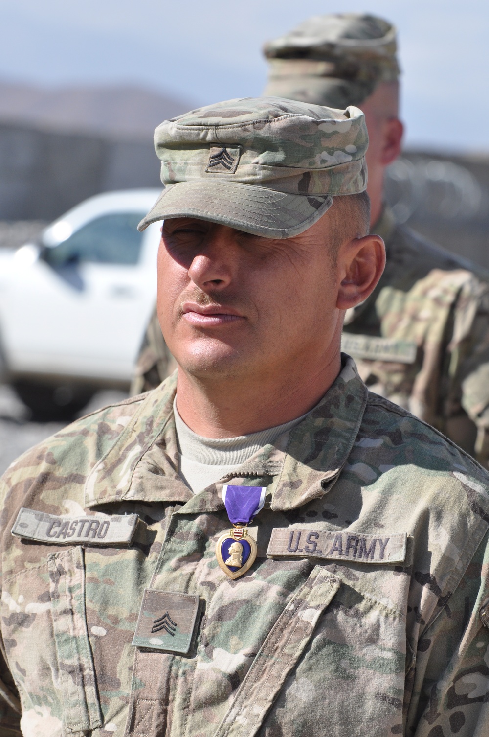 Nashville soldier receives Purple Heart