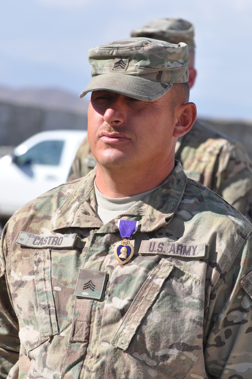 Nashville soldier receives Purple Heart