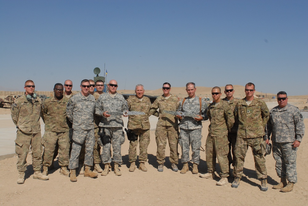 Adjutants General visit troops in Zabul province