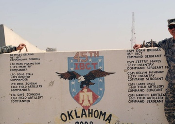 Oklahoma adjutant general visits Camps Buehring, Virginia