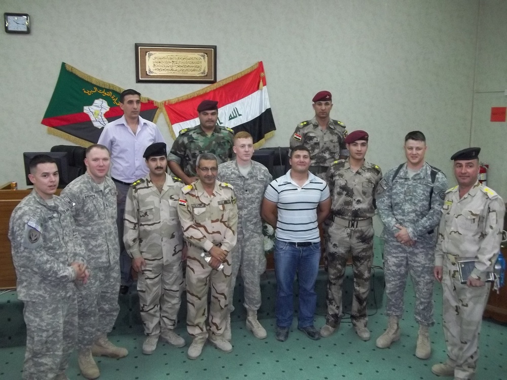 Iraqi Ground Forces Command networking graduation