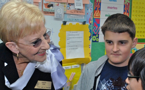 SAES greets first lady of Georgia