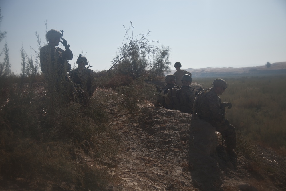 New road and checkpoint in Kandahar