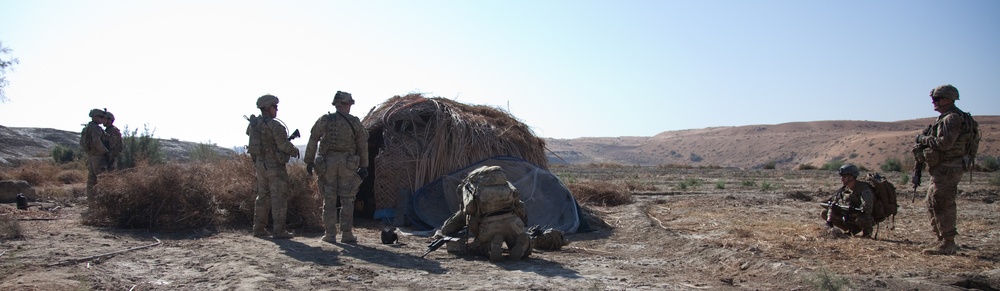 New road and checkpoint in Kandahar