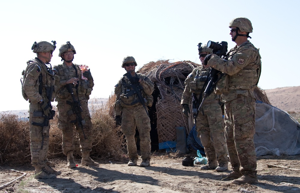 New road and checkpoint in Kandahar