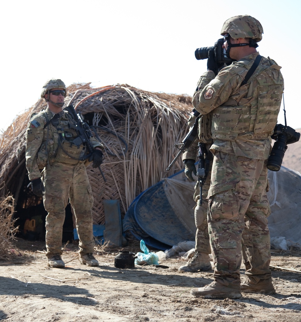 New road and checkpoint in Kandahar
