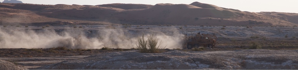 New road and checkpoint in Kandahar