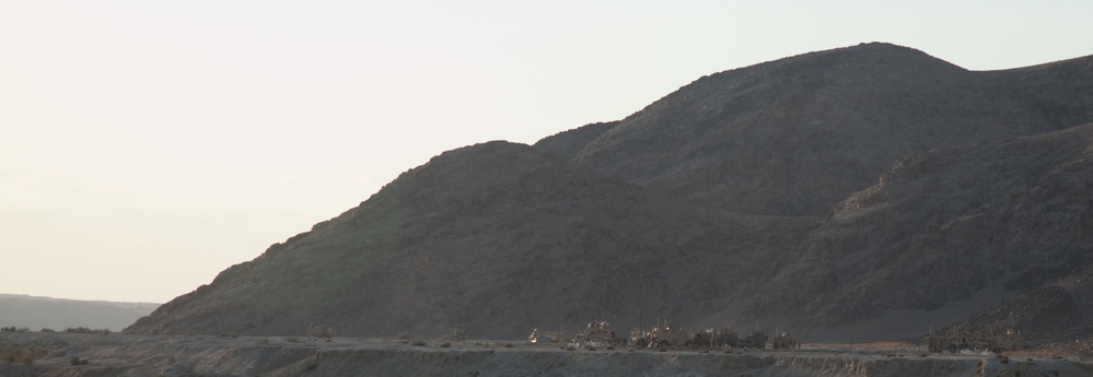 New road and checkpoint in Kandahar
