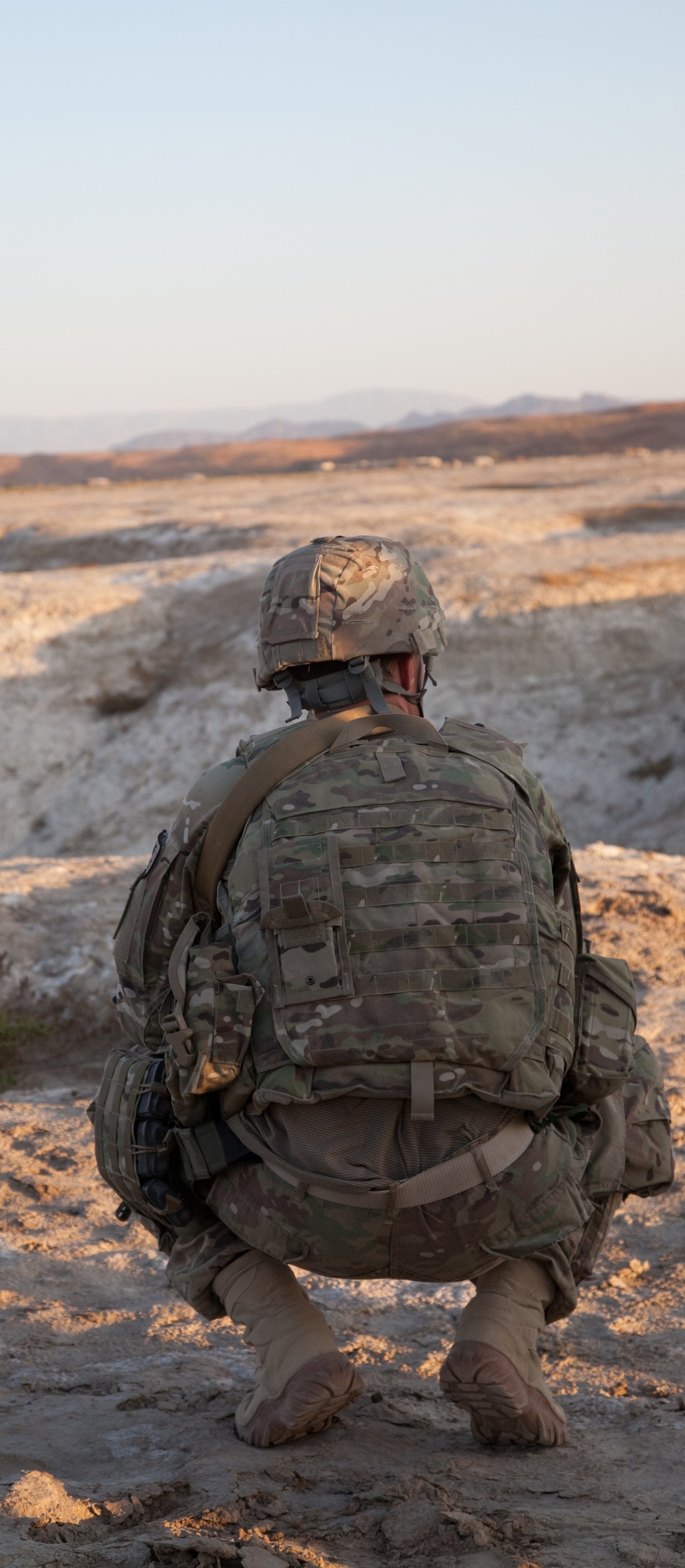 New road and checkpoint in Kandahar