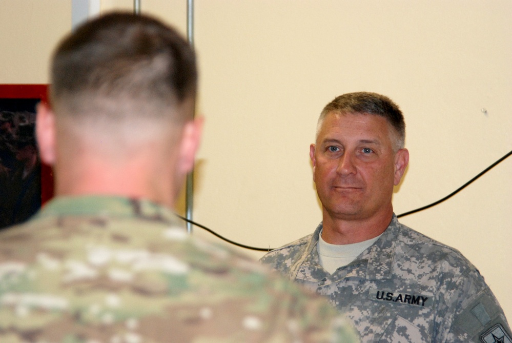 Army’s senior NCO visits TF Duke