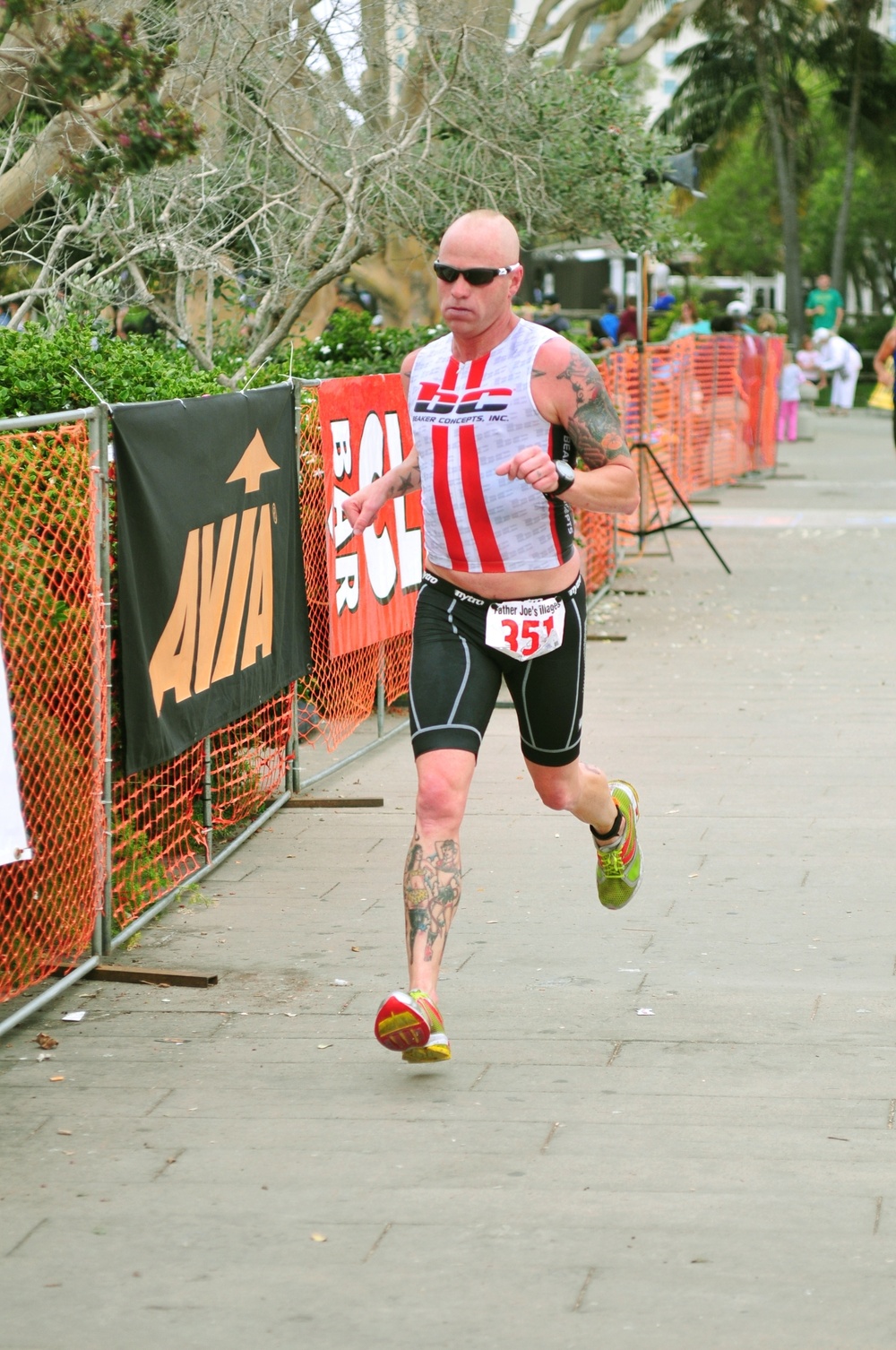 Paddle, pedal, breathe: Marine continues to compete in triathlons