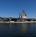 USS Abraham Lincoln pulls into port