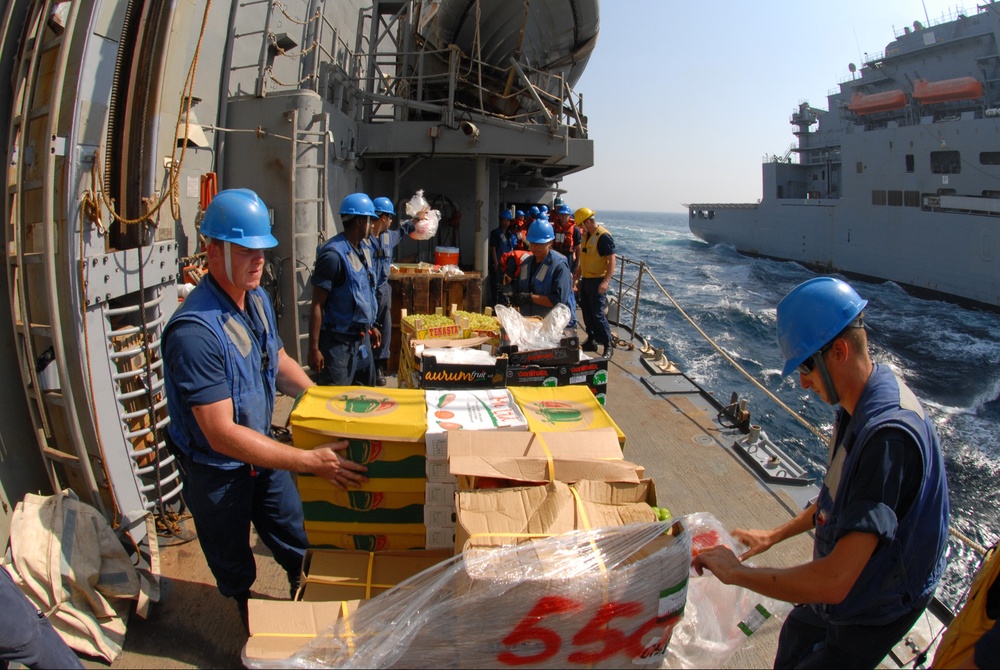 USS Gettysburg in the Arabian Sea