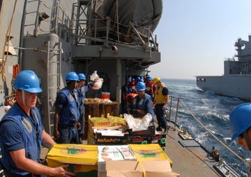 USS Gettysburg in the Arabian Sea