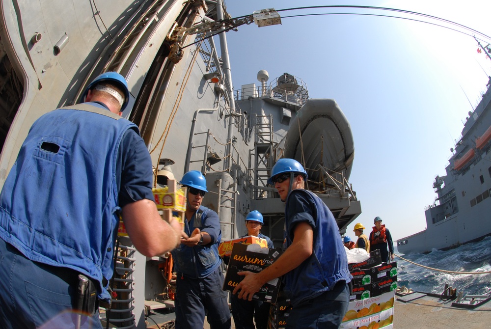 USS Gettysburg in the Arabian Sea