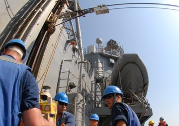 USS Gettysburg in the Arabian Sea