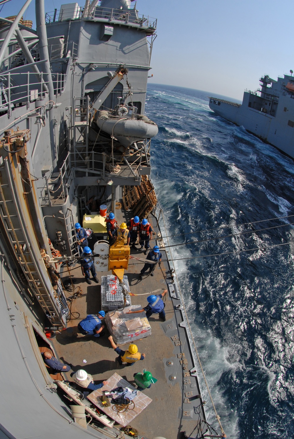 USS Gettysburg in the Arabian Sea