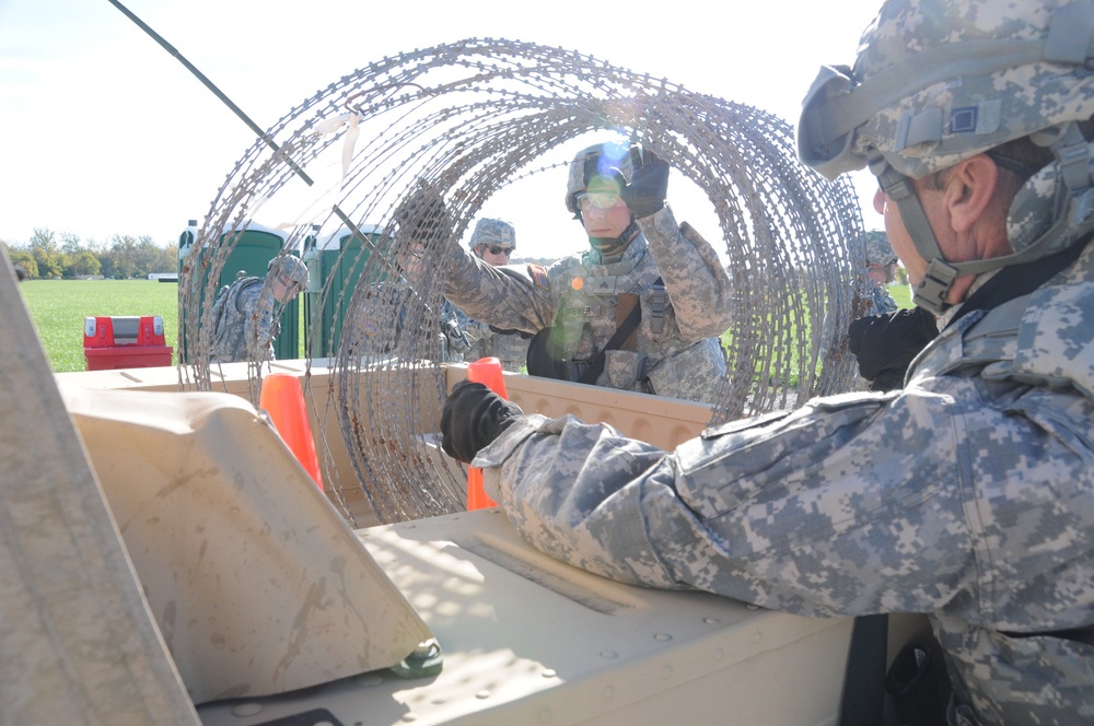 KFOR 15 trains at Camp Atterbury