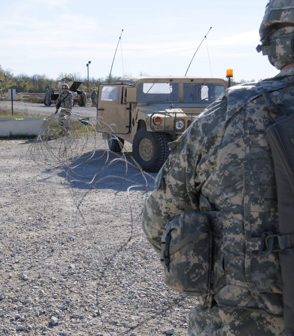 KFOR 15 trains at Camp Atterbury
