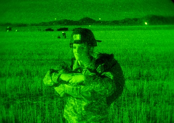 Static Airborne Training at Global One, drop zone