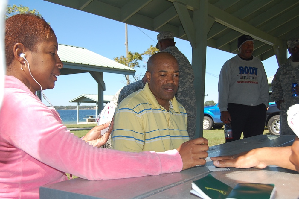 HHC, 648th MEB takes a training pause for Fun by the Lake