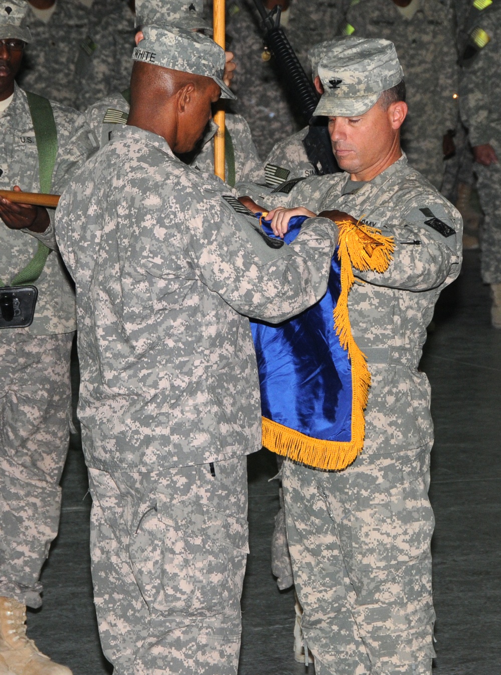 Theater Aviation Sustainment Maintenance Group Task Force 11 transfers authority to 1108th TASMG