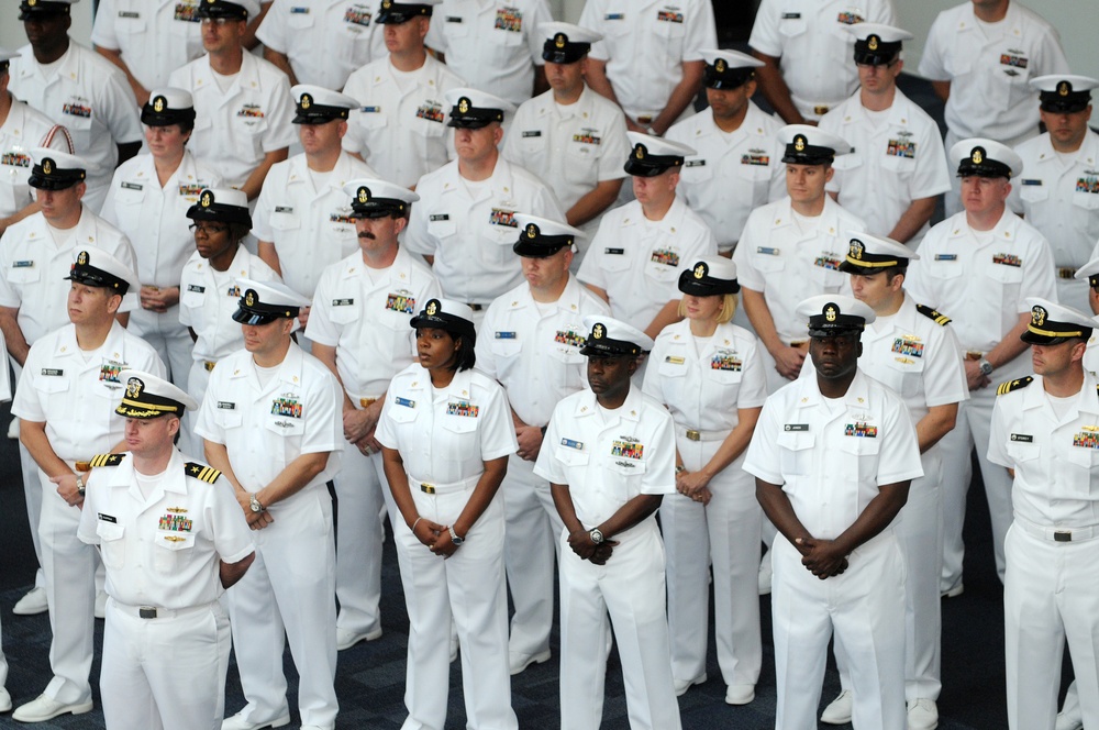 Center for Information Dominance change of command ceremony