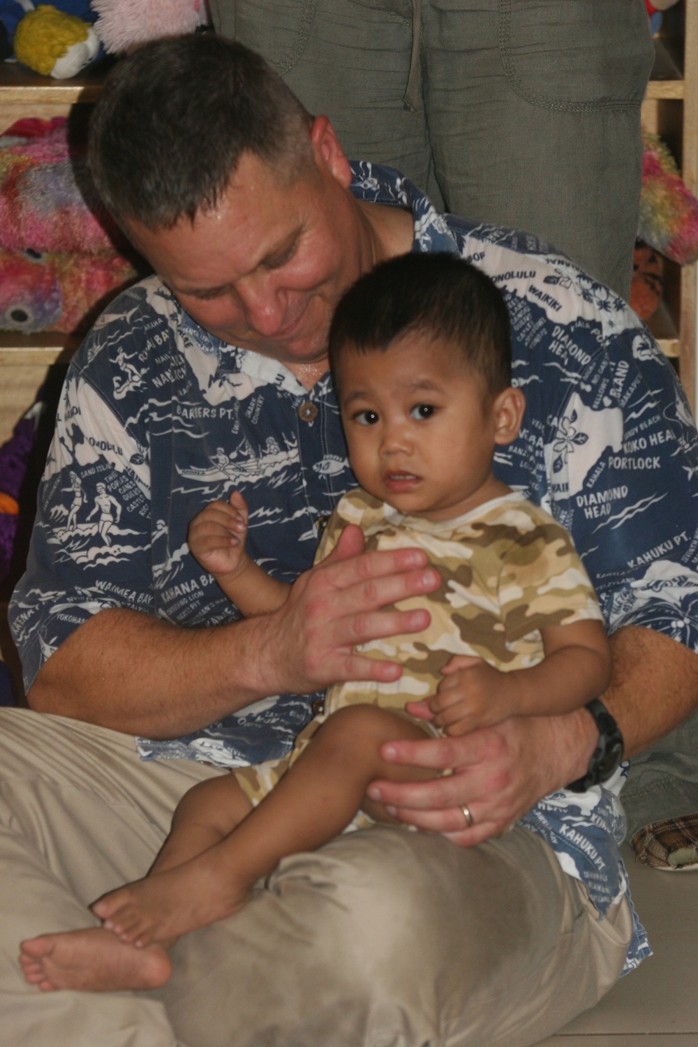 US Marines lend gentle hand to orphanage