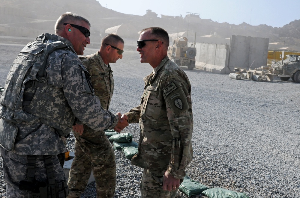 Sgt. Maj. of the Army visits Forward Operating Base Masum Gahr
