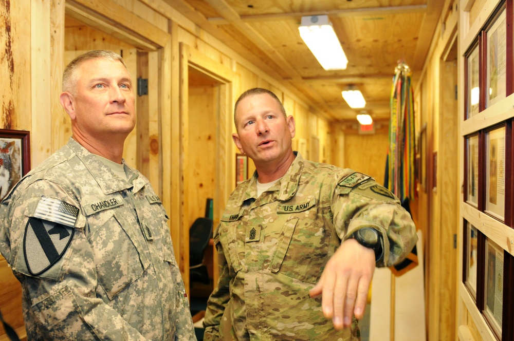 Sgt. Maj. of the Army visits Forward Operating Base Masum Gahr