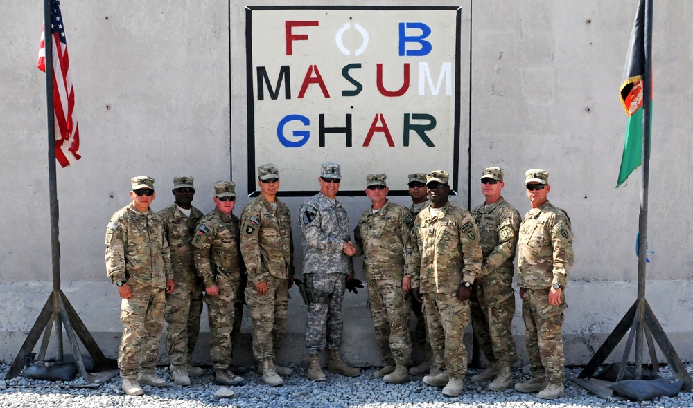 Sgt. Maj. of the Army visits Forward Operating Base Masum Gahr