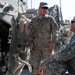 Sgt. Maj. of the Army speaks with soldier about Strykers