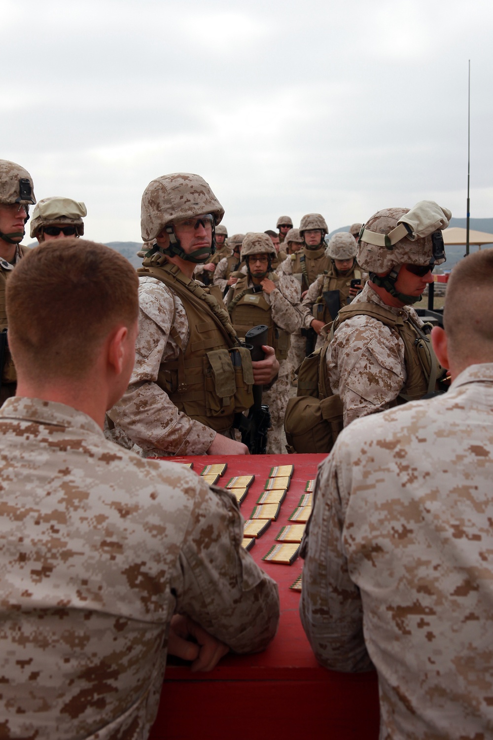 Marines conduct marksmanship training