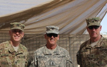 National Guard CSM visits deployed troops