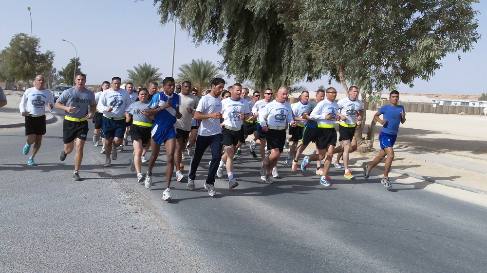 American service members go the distance with Iraqi Olympians