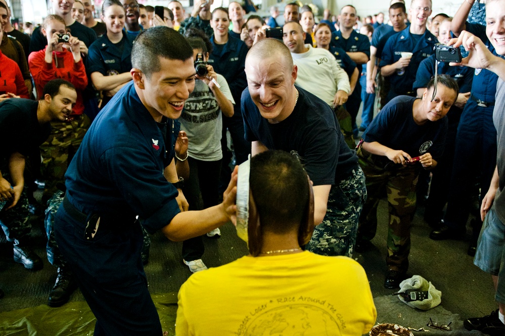 USS John C. Stennis action