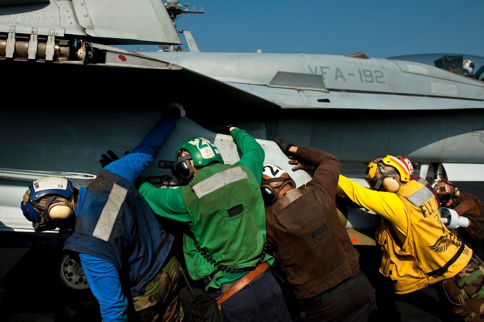 USS John C. Stennis action