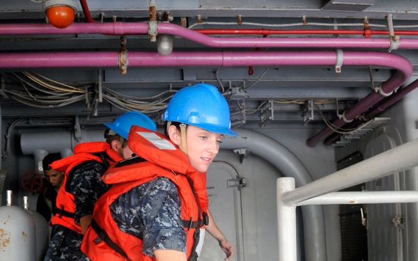 USS George Washington action