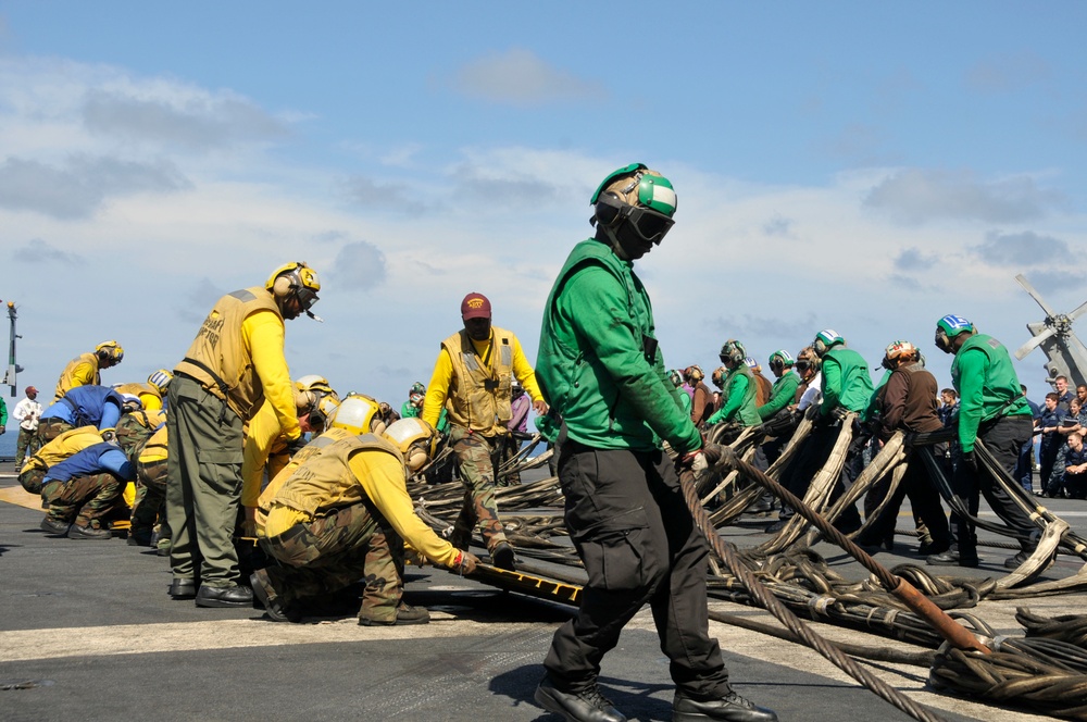 USS George Washington action