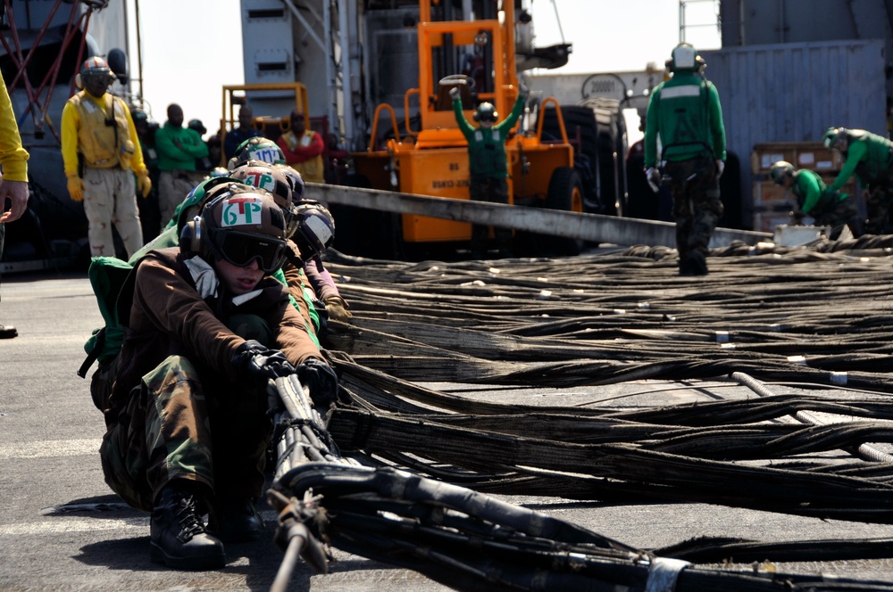 USS George Washington action