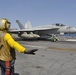 F/A-18E Super Hornet prepares for launch