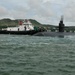 USS Albuquerque prepares for mooring at Naval Base Guam