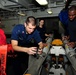 USS George H.W. Bush sailors perform safety inspection