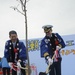 NAF captain and Yokohama mayor plant a cherry blossom tree