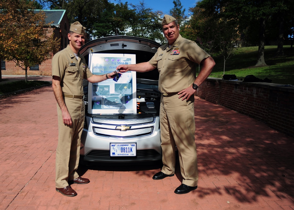 NSA Washington receives first electric car