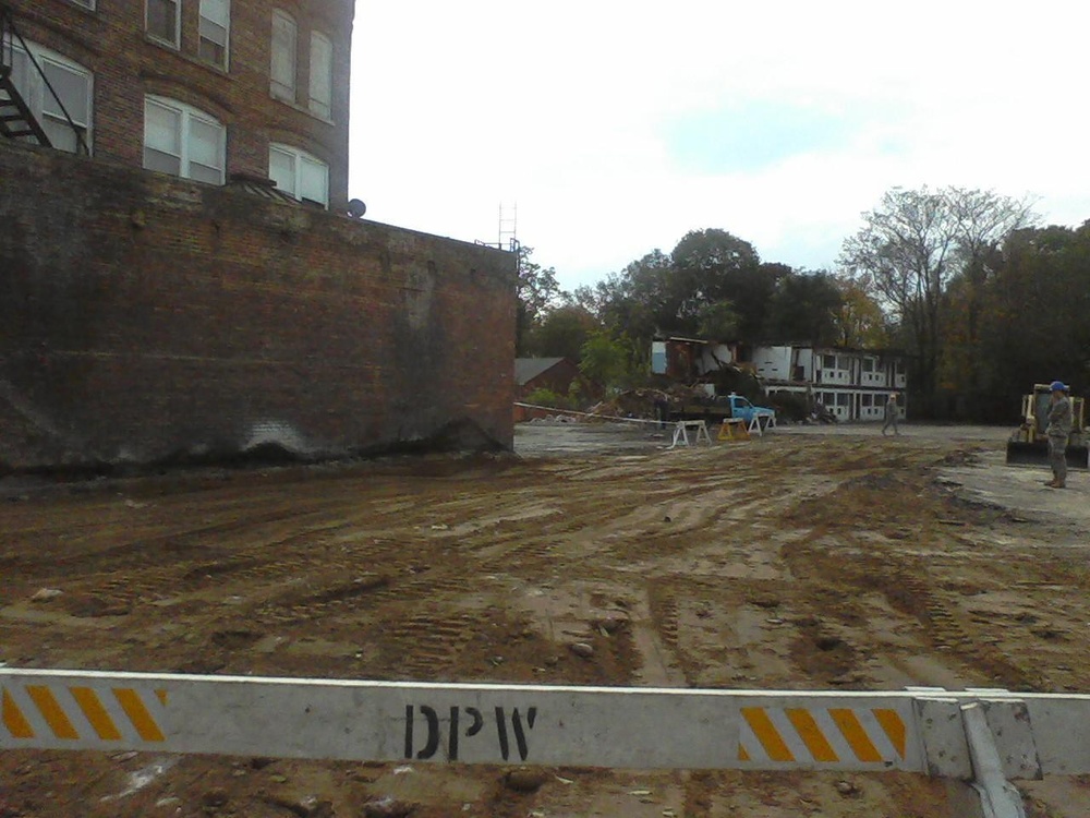 New York National Guard engineers finish demolition of former Kings Inn Motel