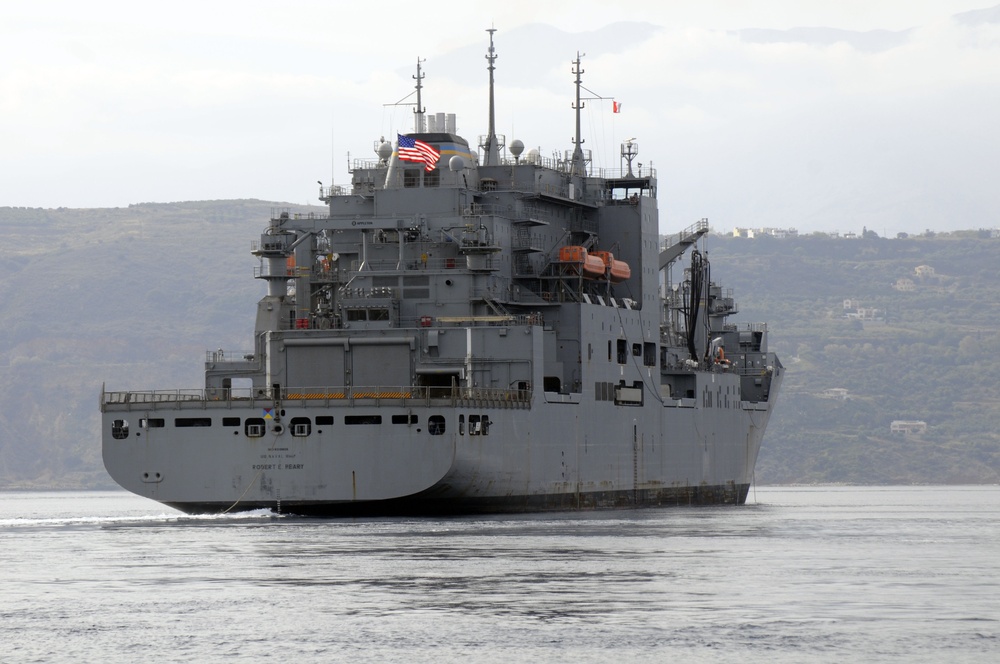 USNS Robert E. Peary in Greece